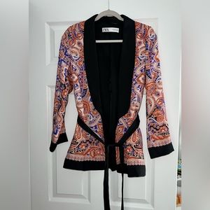 Zara belted blazer
